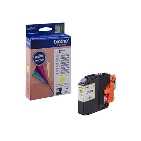 Brother oryginalny ink / tusz LC-223Y, yellow, 600s Brother oryginalny ink / tusz LC-223Y, yellow, 600s