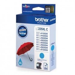 Brother oryginalny ink / tusz LC-225XLC, cyan, 1200s