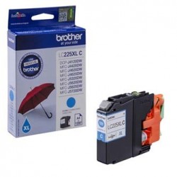Brother oryginalny ink / tusz LC-225XLC, cyan, 1200s Brother oryginalny ink / tusz LC-225XLC, cyan, 1200s