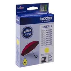 Brother oryginalny ink / tusz LC-225XLY, yellow, 1200s Brother oryginalny ink / tusz LC-225XLY, yellow, 1200s
