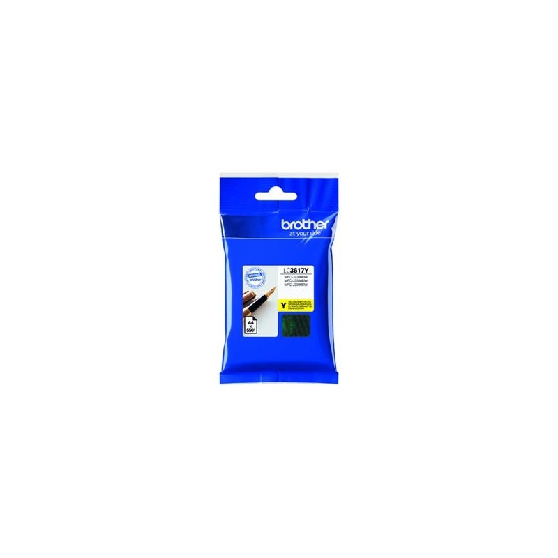 Brother oryginalny ink / tusz LC-3617Y, yellow, 550s