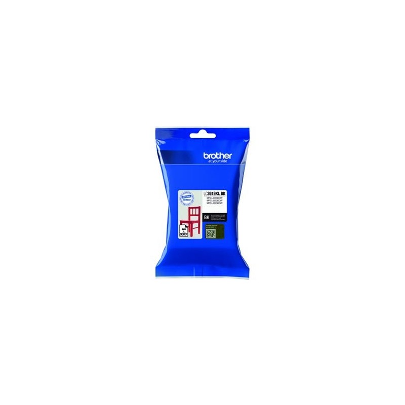 Brother oryginalny ink / tusz LC-3619XLBK, black, 3000s, 60ml
