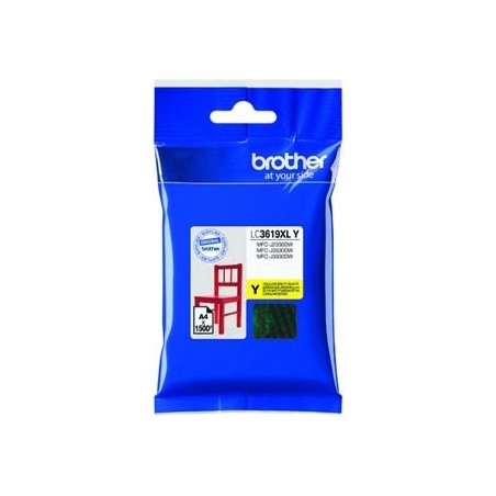Brother oryginalny ink / tusz LC-3619XLY, yellow, 1500s Brother oryginalny ink / tusz LC-3619XLY, yellow, 1500s