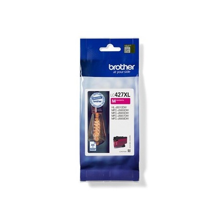 Brother oryginalny ink / tusz LC-427XLM, magenta, 5000s Brother oryginalny ink / tusz LC-427XLM, magenta, 5000s