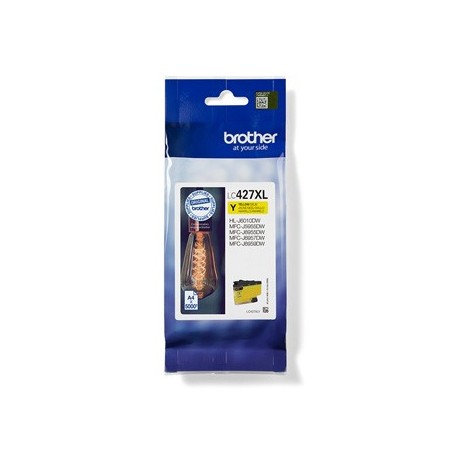 Brother oryginalny ink / tusz LC-427XLY, yellow, 5000s Brother oryginalny ink / tusz LC-427XLY, yellow, 5000s