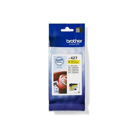 Brother oryginalny ink / tusz LC-427Y, yellow, 1500s Brother oryginalny ink / tusz LC-427Y, yellow, 1500s
