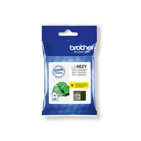 Brother oryginalny ink / tusz LC-462Y, yellow, 550s Brother oryginalny ink / tusz LC-462Y, yellow, 550s