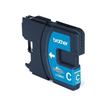 Brother oryginalny ink / tusz LC-980C, cyan, 260s Brother oryginalny ink / tusz LC-980C, cyan, 260s
