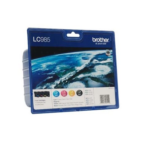 Brother oryginalny ink / tusz LC-985VALBP, CMYK, 300s Brother oryginalny ink / tusz LC-985VALBP, CMYK, 300s
