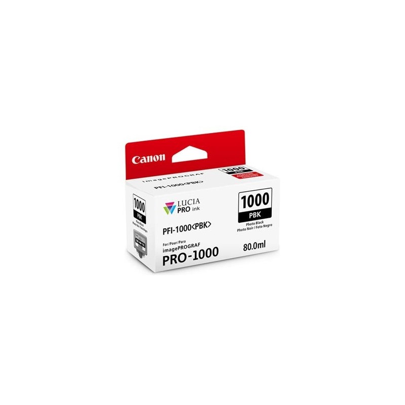 Canon oryginalny ink / tusz PFI-1000 PBK, 0546C001, photo black, 2205s, 80ml, -