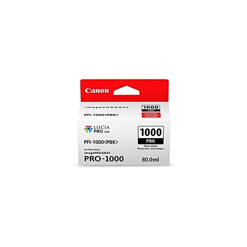 Canon oryginalny ink / tusz PFI-1000 PBK, 0546C001, photo black, 2205s, 80ml, -