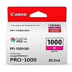 Canon oryginalny ink / tusz PFI-1000 M, 0548C001, magenta, 5885s, 80ml, - Canon oryginalny ink / tusz PFI-1000 M, 0548C001, magenta, 5885s, 80ml, -