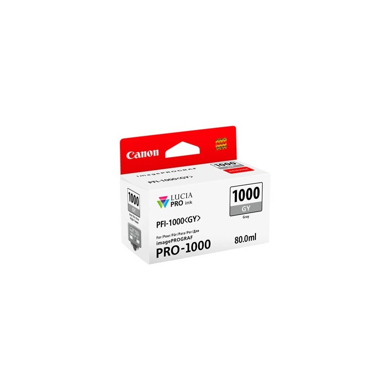 Canon oryginalny ink / tusz PFI-1000 GY, 0552C001, grey, 1465s, 80ml, -