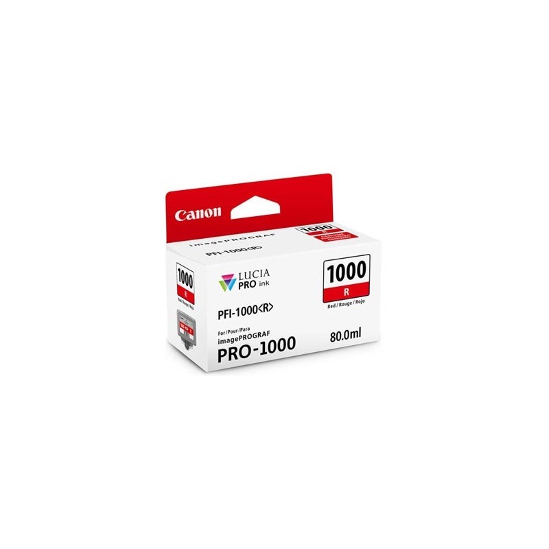 Canon oryginalny ink / tusz PFI-1000 R, 0554C001, red, 5355s, 80ml, -