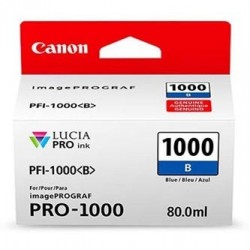 Canon oryginalny ink / tusz PFI-1000 B, 0555C001, blue, 4875s, 80ml, - Canon oryginalny ink / tusz PFI-1000 B, 0555C001, blue, 4875s, 80ml, -