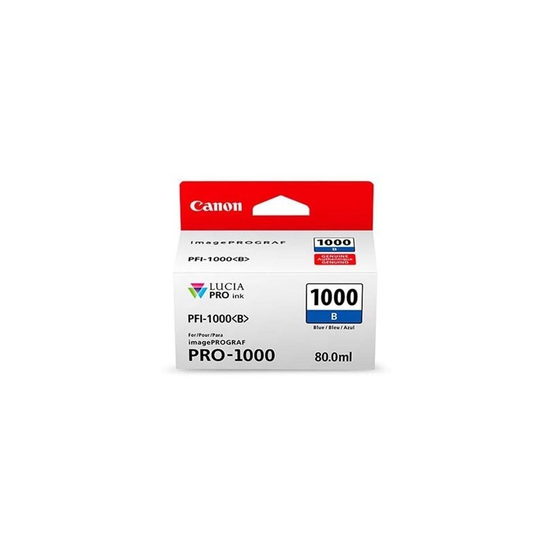 Canon oryginalny ink / tusz PFI-1000 B, 0555C001, blue, 4875s, 80ml, -