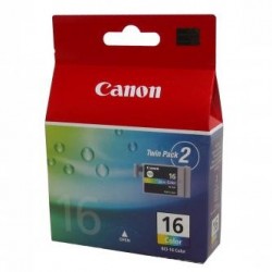 Canon oryginalny ink / tusz BCI-16 C, 9818A020, 9818A002, color, 2*100s, 2-pack -