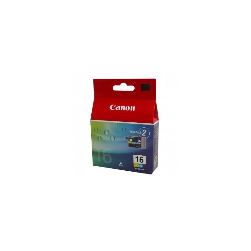 Canon oryginalny ink / tusz BCI-16 C, 9818A020, 9818A002, color, 2*100s, 2-pack -