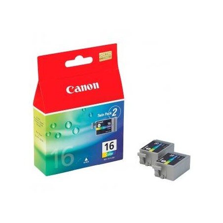 Canon oryginalny ink / tusz BCI-16 C, 9818A020, 9818A002, color, 2*100s, 2-pack - Canon oryginalny ink / tusz BCI-16 C, 9818A020, 9818A002, color, 2*100s, 2-pack -
