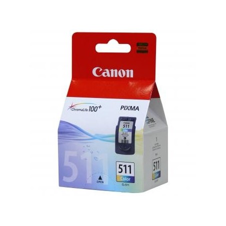 Canon oryginalny ink / tusz CL-511, 2972B001, color, 245s, 9ml Canon oryginalny ink / tusz CL-511, 2972B001, color, 245s, 9ml