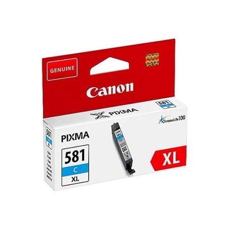 Canon oryginalny ink / tusz CLI-581 XL C, 2049C001, cyan, 8,3ml, high capacity Canon oryginalny ink / tusz CLI-581 XL C, 2049C001, cyan, 8,3ml, high capacity