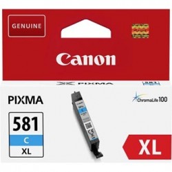 Canon oryginalny ink / tusz CLI-581 XL C, 2049C001, cyan, 8,3ml, high capacity Canon oryginalny ink / tusz CLI-581 XL C, 2049C001, cyan, 8,3ml, high capacity