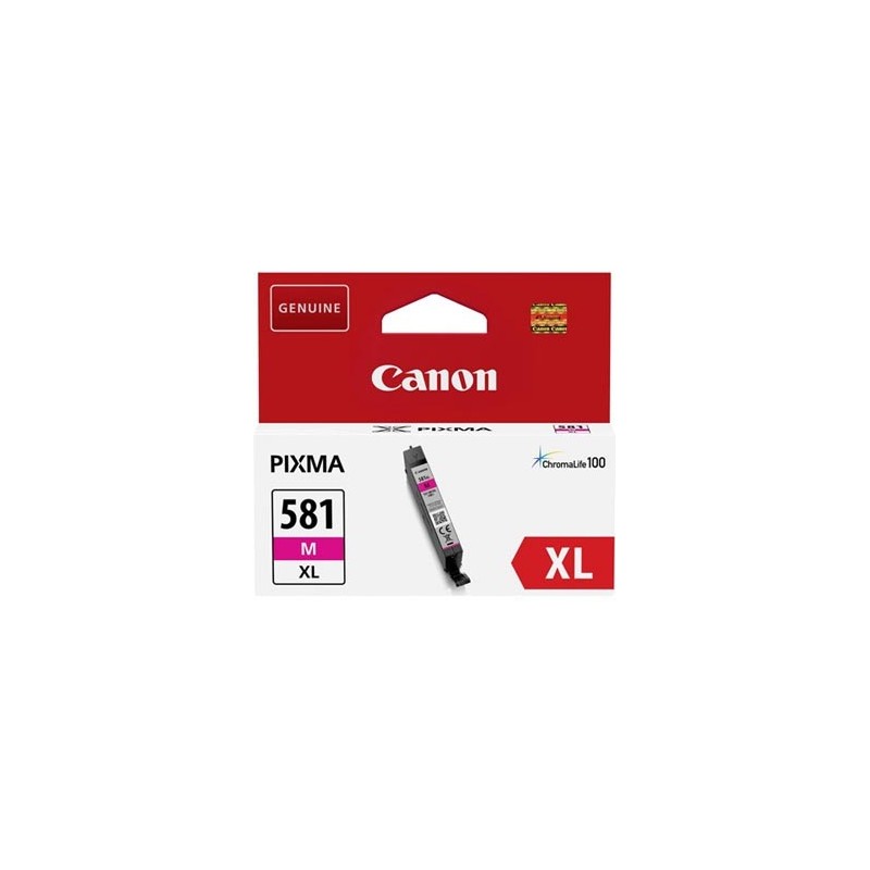 Canon oryginalny ink / tusz CLI-581 XL M, 2050C001, magenta, 8,3ml, high capacity Canon oryginalny ink / tusz CLI-581 XL M, 2050C001, magenta, 8,3ml, high capacity