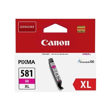 Canon oryginalny ink / tusz CLI-581 XL M, 2050C001, magenta, 8,3ml, high capacity Canon oryginalny ink / tusz CLI-581 XL M, 2050C001, magenta, 8,3ml, high capacity