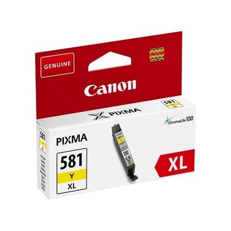 Canon oryginalny ink / tusz CLI-581 XL Y, 2051C001, yellow, 8,3ml, high capacity Canon oryginalny ink / tusz CLI-581 XL Y, 2051C001, yellow, 8,3ml, high capacity