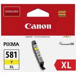 Canon oryginalny ink / tusz CLI-581 XL Y, 2051C001, yellow, 8,3ml, high capacity Canon oryginalny ink / tusz CLI-581 XL Y, 2051C001, yellow, 8,3ml, high capacity