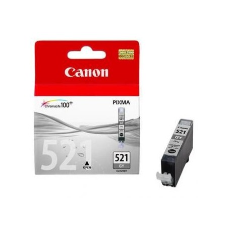 Canon oryginalny ink / tusz CLI-521 GY, 2937B001, grey, 1395s, 9ml Canon oryginalny ink / tusz CLI-521 GY, 2937B001, grey, 1395s, 9ml