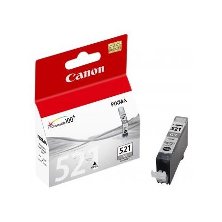 Canon oryginalny ink / tusz CLI-521 GY, 2937B001, grey, 1395s, 9ml Canon oryginalny ink / tusz CLI-521 GY, 2937B001, grey, 1395s, 9ml