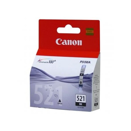 Canon oryginalny ink / tusz CLI-521 BK, 2933B001, black, 665s, 9ml Canon oryginalny ink / tusz CLI-521 BK, 2933B001, black, 665s, 9ml