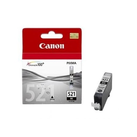 Canon oryginalny ink / tusz CLI-521 BK, 2933B001, black, 665s, 9ml Canon oryginalny ink / tusz CLI-521 BK, 2933B001, black, 665s, 9ml