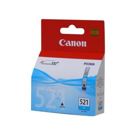 Canon oryginalny ink / tusz CLI-521 C, 2934B001, cyan, 505s, 9ml Canon oryginalny ink / tusz CLI-521 C, 2934B001, cyan, 505s, 9ml