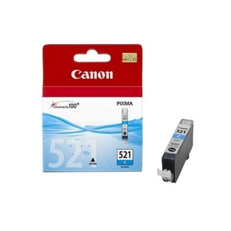 Canon oryginalny ink / tusz CLI-521 C, 2934B001, cyan, 505s, 9ml Canon oryginalny ink / tusz CLI-521 C, 2934B001, cyan, 505s, 9ml