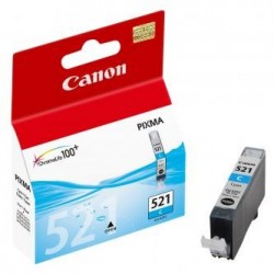 Canon oryginalny ink / tusz CLI-521 C, 2934B001, cyan, 505s, 9ml Canon oryginalny ink / tusz CLI-521 C, 2934B001, cyan, 505s, 9ml