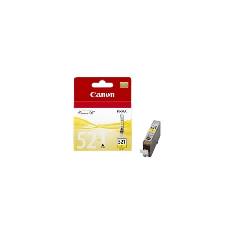 Canon oryginalny ink / tusz CLI-521 Y, 2936B001, yellow, 505s, 9ml