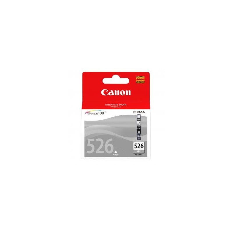 Canon oryginalny ink / tusz CLI-526 GY, 4544B001,4544B005, grey, 340s, 9 Canon oryginalny ink / tusz CLI-526 GY, 4544B001,4544B005, grey, 340s, 9