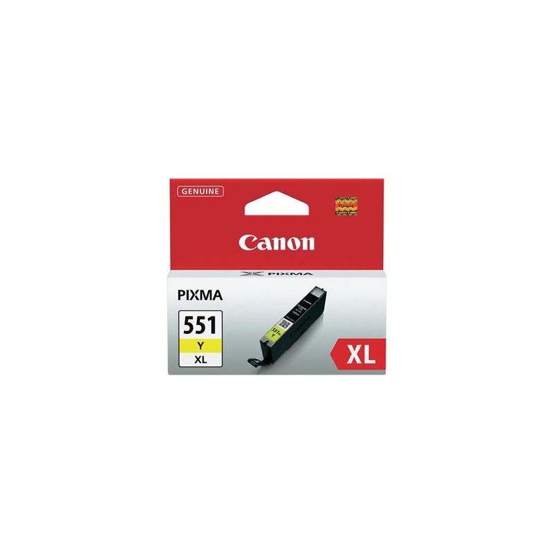 Canon oryginalny ink / tusz CLI-551 XL Y, 6446B001, yellow, 665s, 11ml, high capacity Canon oryginalny ink / tusz CLI-551 XL Y, 6446B001, yellow, 665s, 11ml, high capacity