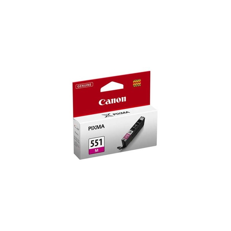 Canon oryginalny ink / tusz CLI-551 M, 6510B001, magenta, 7ml Canon oryginalny ink / tusz CLI-551 M, 6510B001, magenta, 7ml