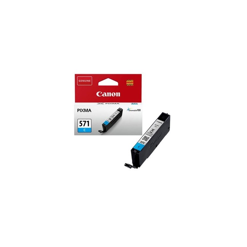 Canon oryginalny ink / tusz CLI-571 C, 0386C001, cyan, 345s, 7ml, 1szt