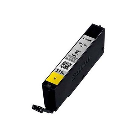 Canon oryginalny ink / tusz CLI-571 XL Y, 0334C001, yellow, 11ml, high capacity Canon oryginalny ink / tusz CLI-571 XL Y, 0334C001, yellow, 11ml, high capacity