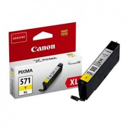 Canon oryginalny ink / tusz CLI-571 XL Y, 0334C001, yellow, 11ml, high capacity Canon oryginalny ink / tusz CLI-571 XL Y, 0334C001, yellow, 11ml, high capacity