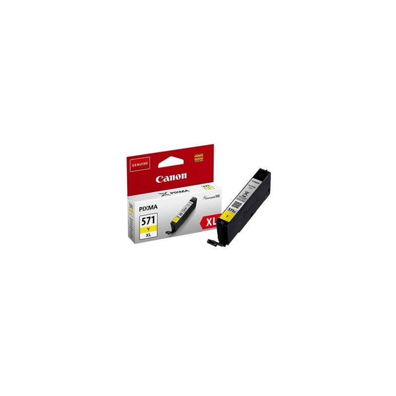 Canon oryginalny ink / tusz CLI-571 XL Y, 0334C001, yellow, 11ml, high capacity Canon oryginalny ink / tusz CLI-571 XL Y, 0334C001, yellow, 11ml, high capacity
