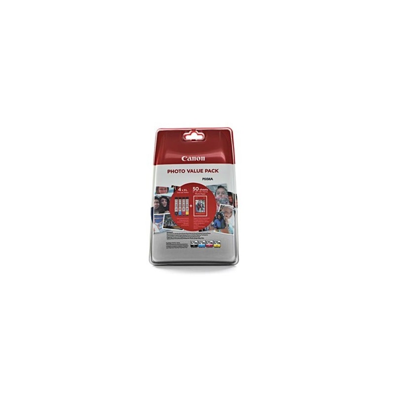 Canon oryginalny ink / tusz CLI-571 XL CMYK, 0332C005, CMYK, + 50x PP-201