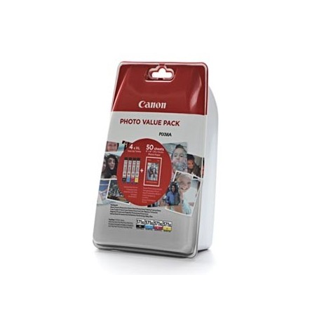 Canon oryginalny ink / tusz CLI-571 XL CMYK, 0332C005, CMYK, + 50x PP-201 Canon oryginalny ink / tusz CLI-571 XL CMYK, 0332C005, CMYK, + 50x PP-201