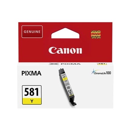 Canon oryginalny ink / tusz CLI-581 Y, 2105C001, yellow, 5,6ml Canon oryginalny ink / tusz CLI-581 Y, 2105C001, yellow, 5,6ml