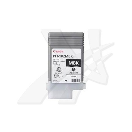 Canon oryginalny ink / tusz PFI-102 MBK, 0894B001, czarny mat, 130ml Canon oryginalny ink / tusz PFI-102 MBK, 0894B001, czarny mat, 130ml
