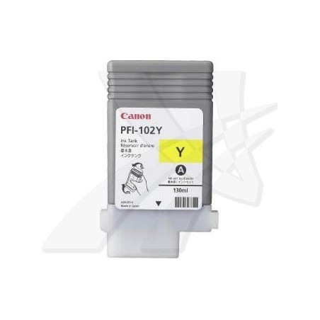Canon oryginalny ink / tusz PFI-102 Y, 0898B001, yellow, 130ml Canon oryginalny ink / tusz PFI-102 Y, 0898B001, yellow, 130ml